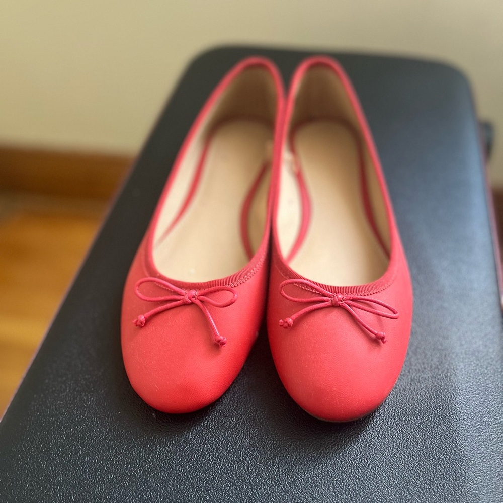 Red Ballet Flats H&M